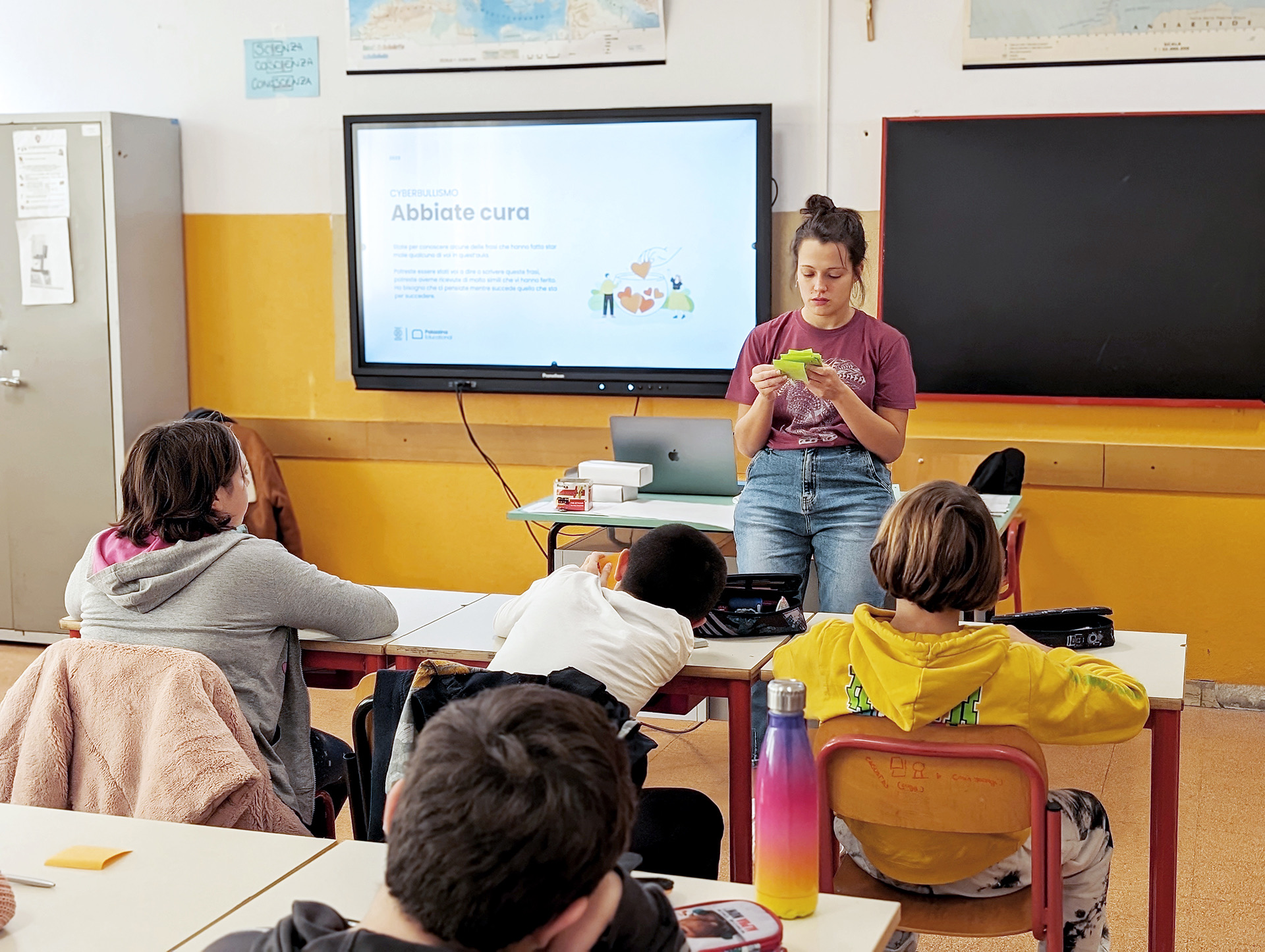 Un incontro in una classe di scuola primaria